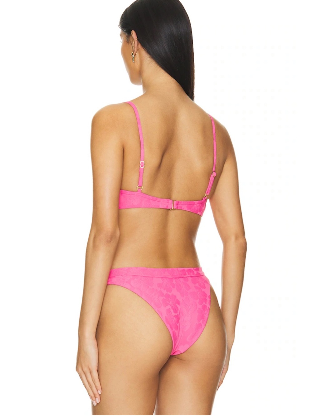 LSPACE Peyton Bikini Top and Mercer Bikini Bottom in Cosmo - Picture 3 of 4